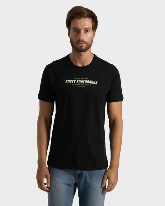 Camiseta Rusty Worldwide Preto