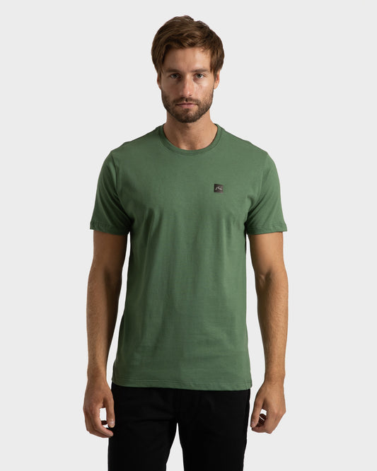 Camiseta Rusty Essential Verde Folha