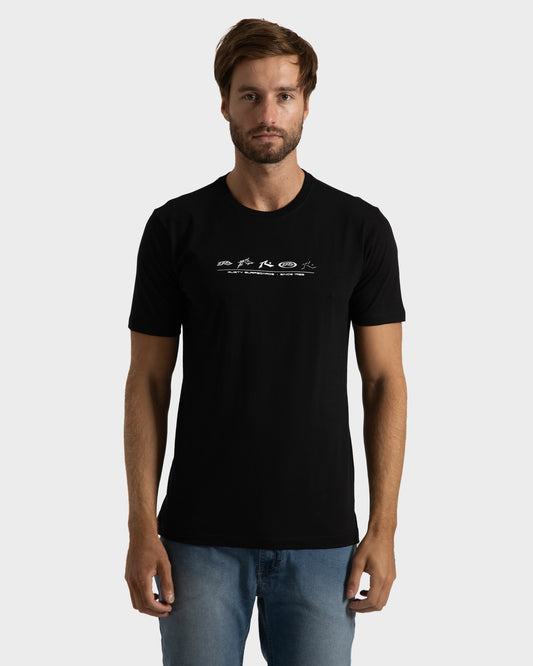 Camiseta Rusty Signature Preto