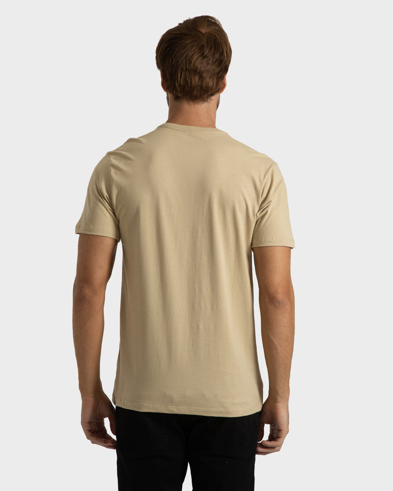 Camiseta Rusty Leaf Form Areia
