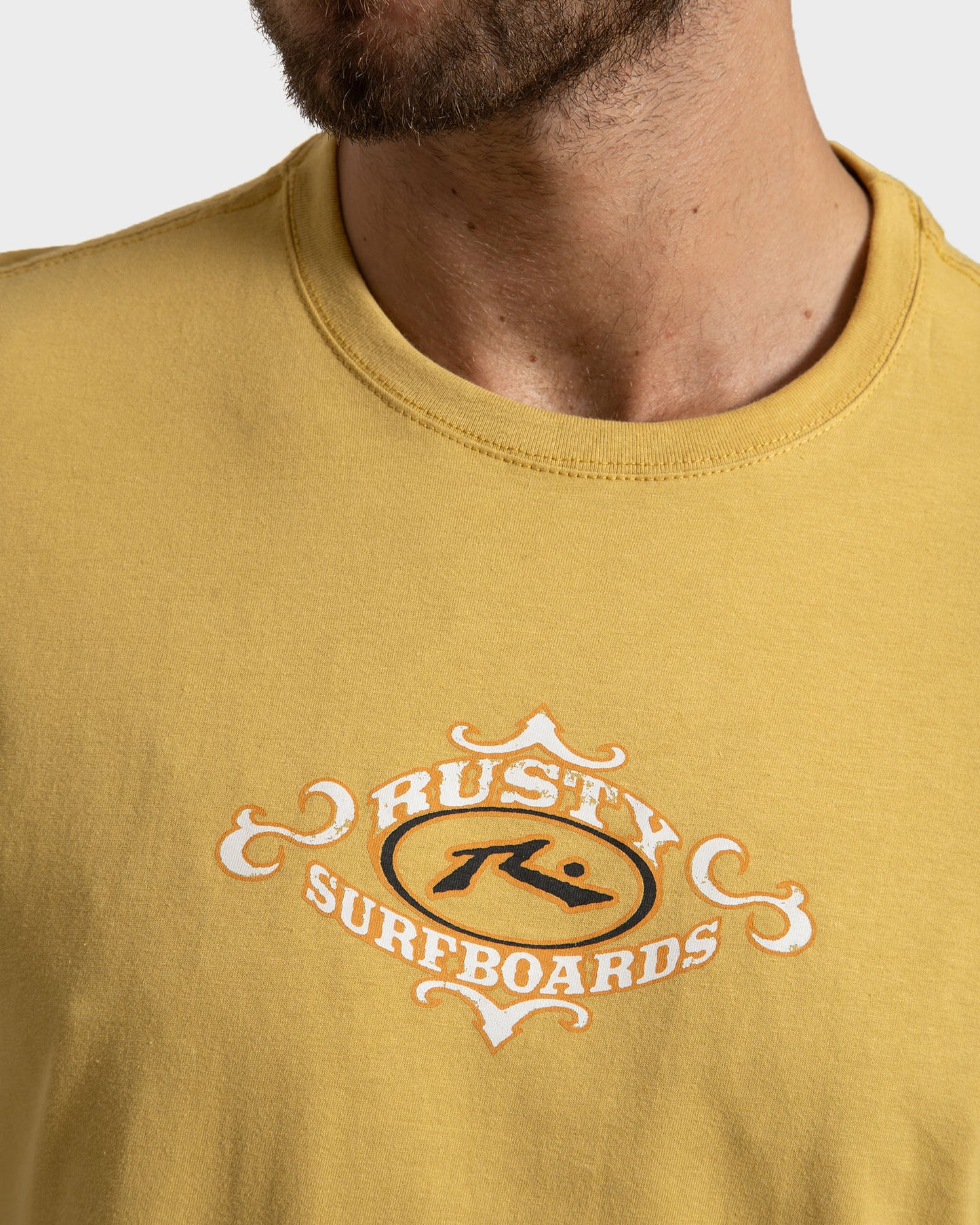 Camiseta Rusty Filligree Amarelo