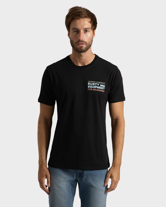 Camiseta Rusty Camp Preto