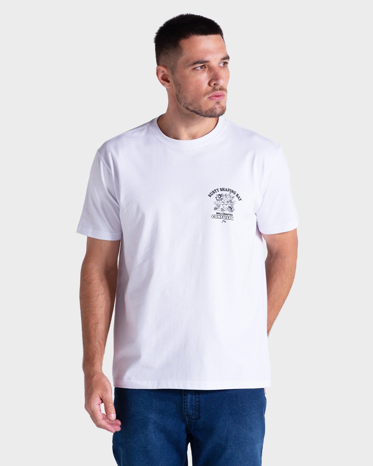 Camiseta Rusty No Shade Branco