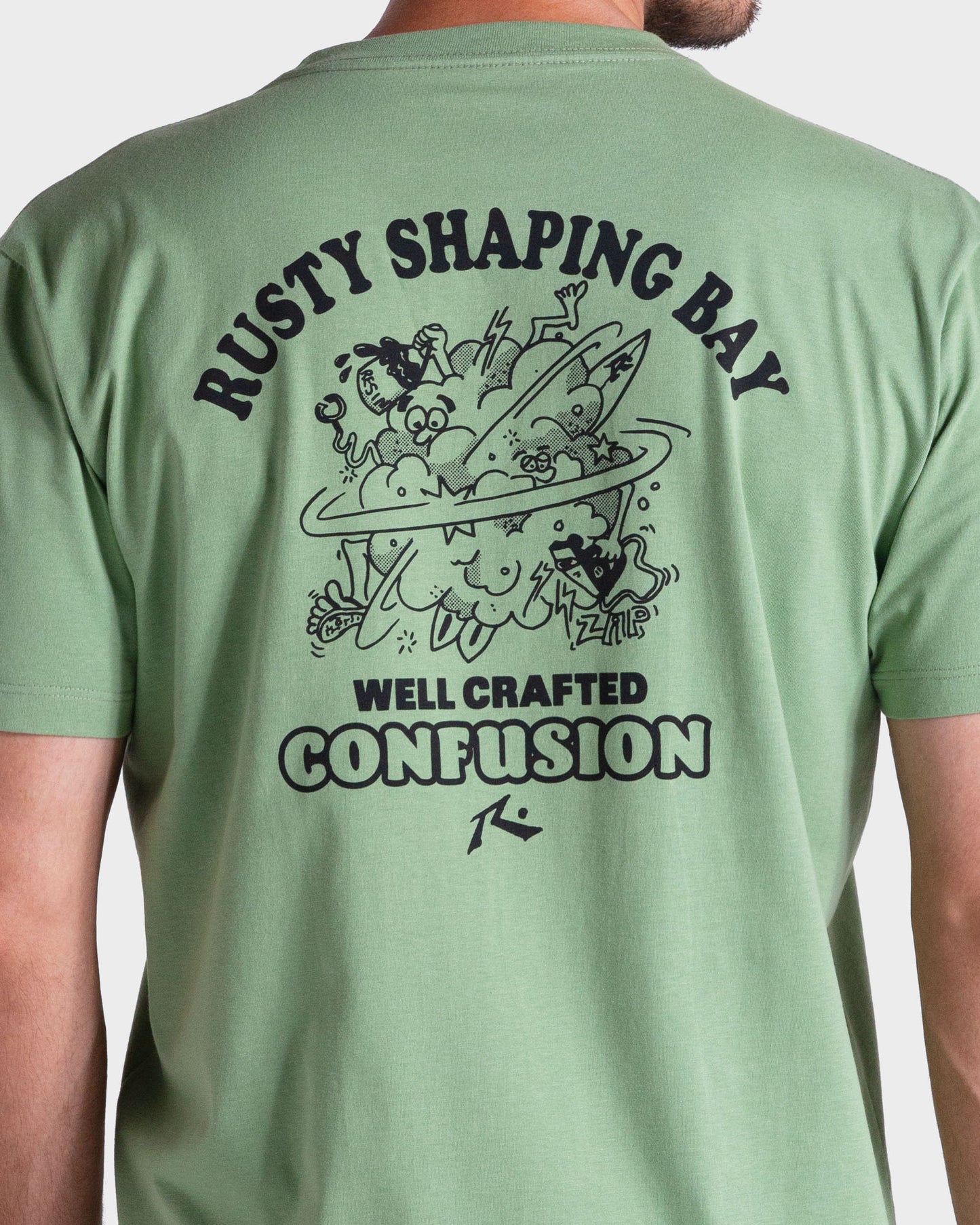 Camiseta Rusty No Shade Verde Menta