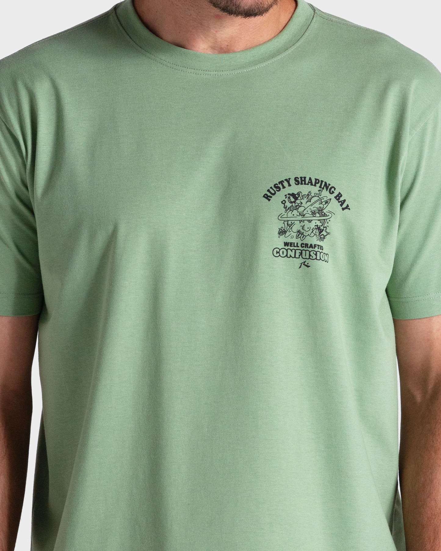 Camiseta Rusty No Shade Verde Menta