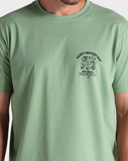 Camiseta Rusty No Shade Verde Menta