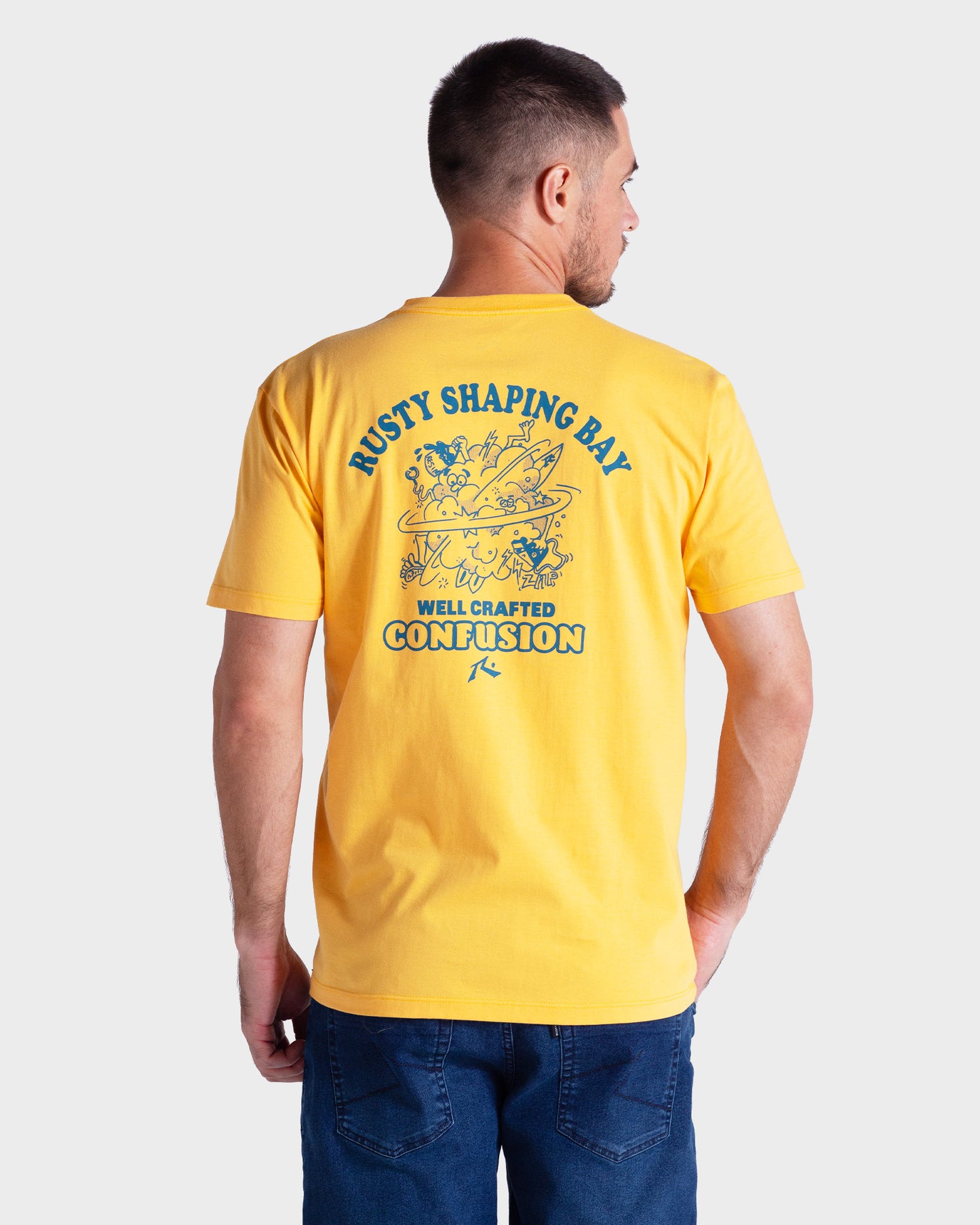Camiseta Rusty No Shade Amarelo