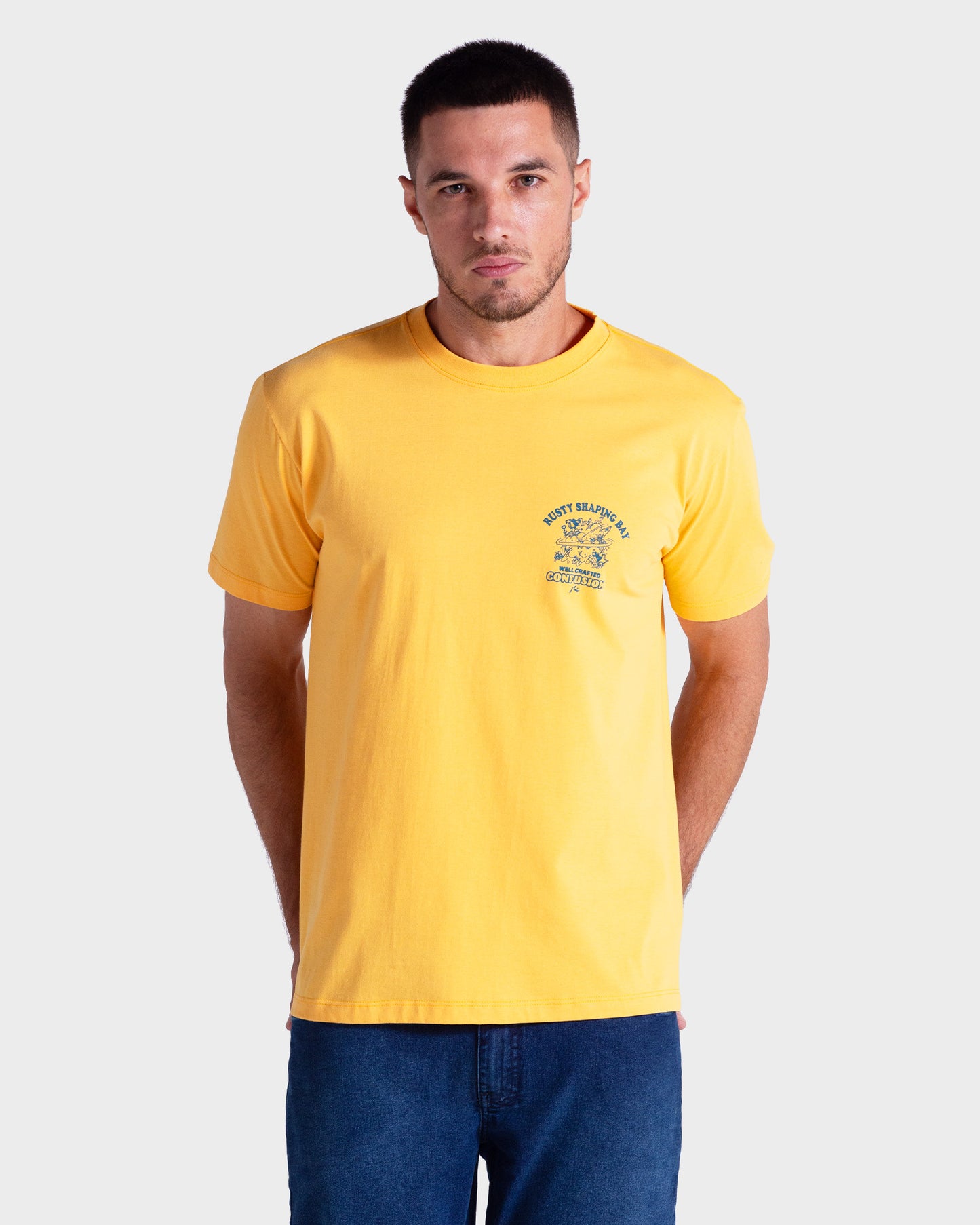Camiseta Rusty No Shade Amarelo