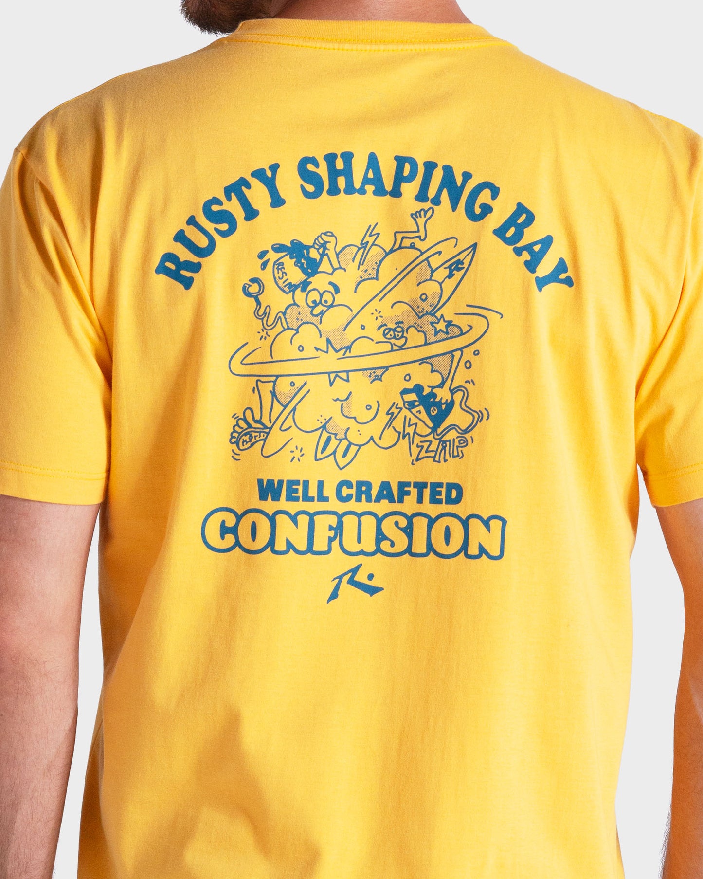 Camiseta Rusty No Shade Amarelo