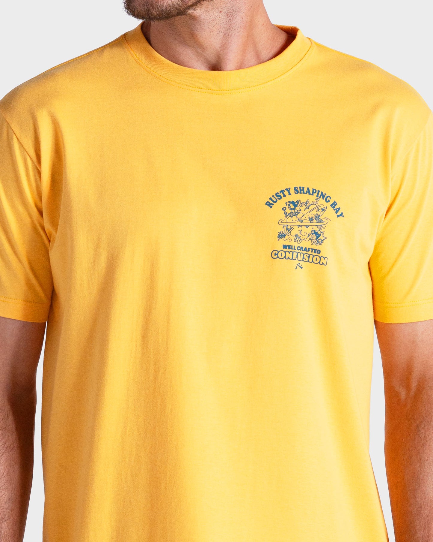 Camiseta Rusty No Shade Amarelo