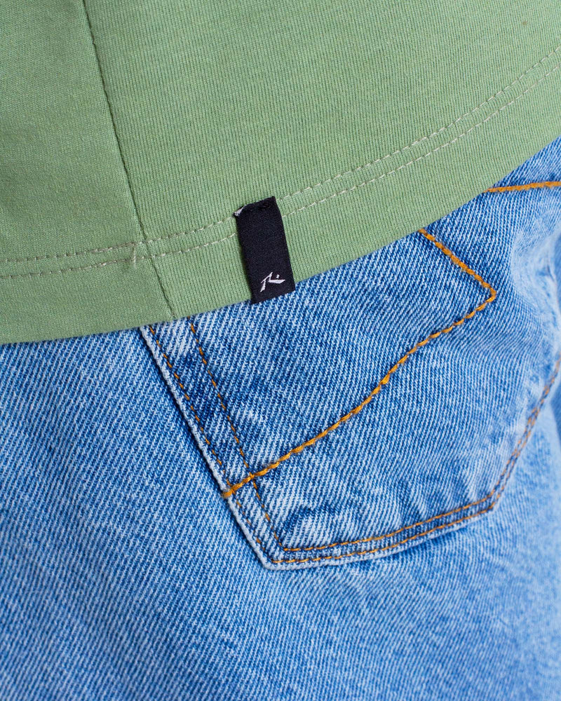 Camiseta Manga Curta Verde Rusty Atlantic