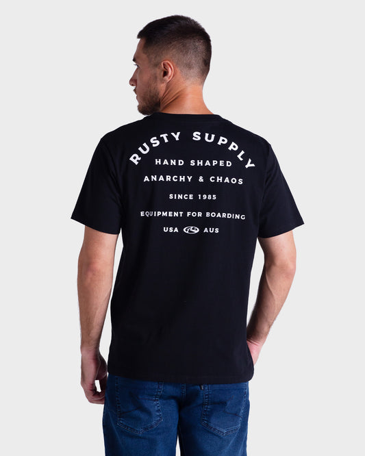 Camiseta Rusty Supply Preto