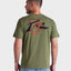 Camiseta Rusty Snake Verde Oliva