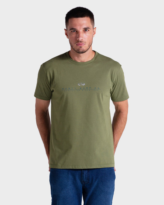 Camiseta Rusty Bandy Verde Oliva