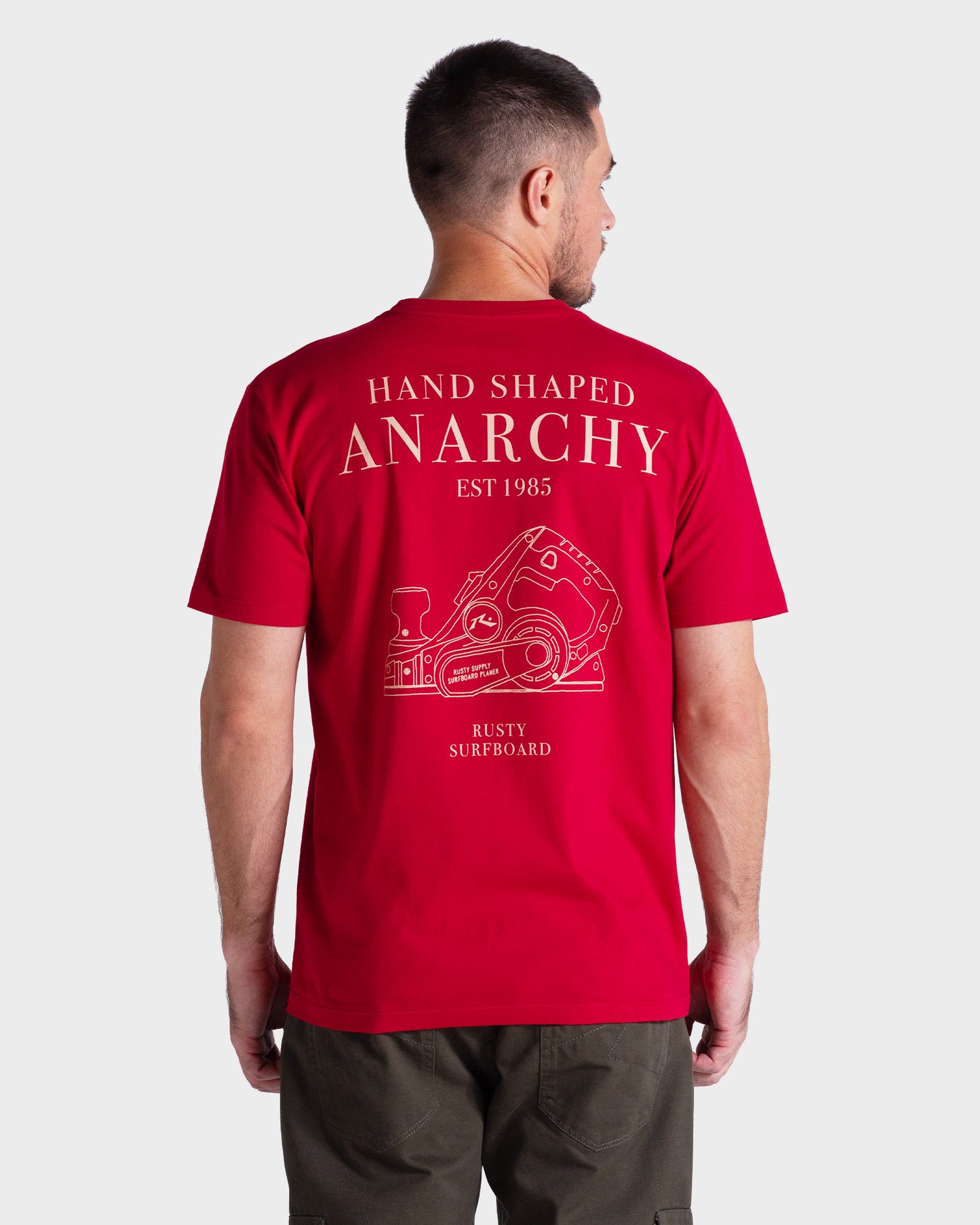 Camiseta Rusty Planer Vermelho