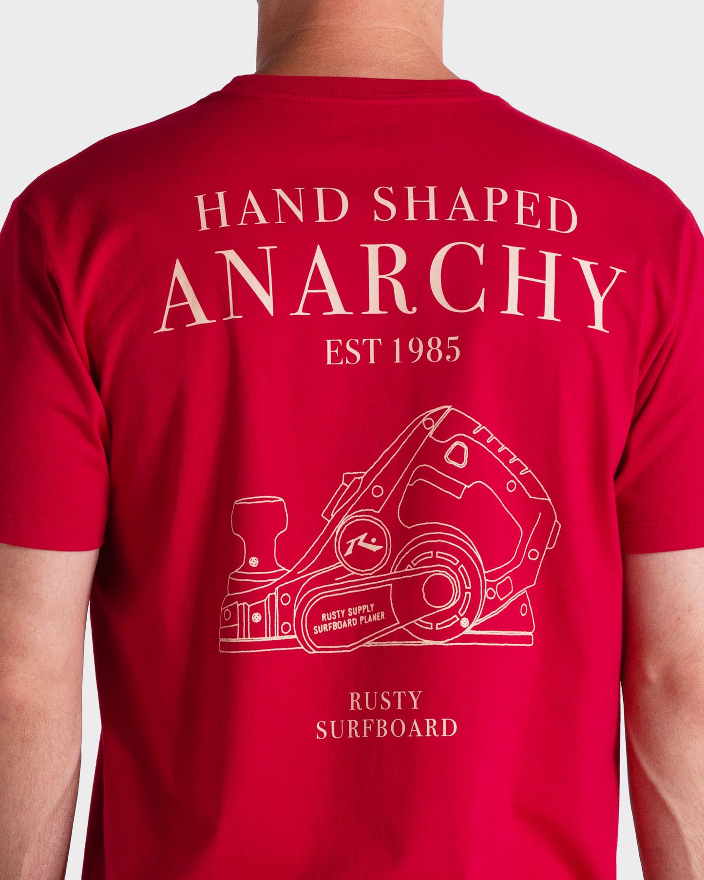 Camiseta Rusty Planer Vermelho