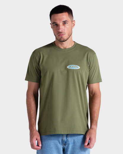 Camiseta Rusty Irie Eye Verde Oliva