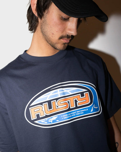 Camiseta Rusty Outta Here Marinho