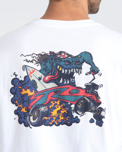Camiseta Manga Curta Branca Rusty Comics