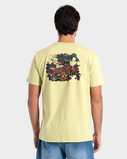 Camiseta Manga Curta Verde Rusty Comics