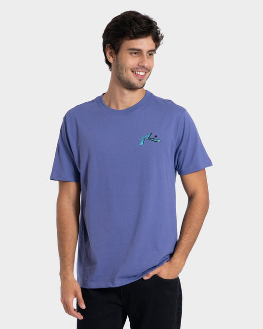 Camiseta Manga Curta Roxo Rusty Rise