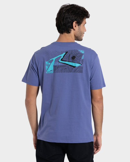 Camiseta Manga Curta Roxo Rusty Rise