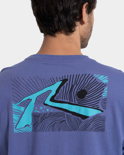 Camiseta Manga Curta Roxo Rusty Rise
