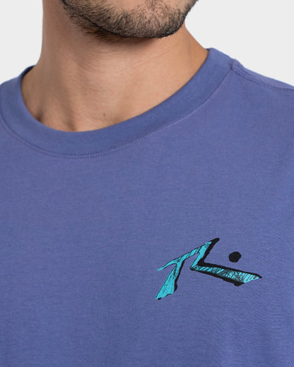 Camiseta Manga Curta Roxo Rusty Rise
