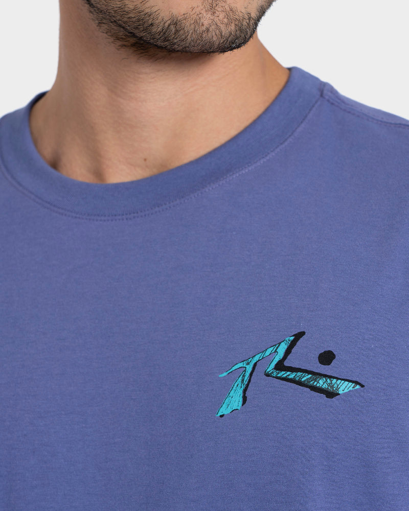 Camiseta Manga Curta Roxo Rusty Rise