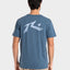Camiseta Manga Curta Azul Rusty Seaweed