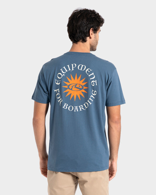 Camiseta Manga Curta Azul Rusty Purity