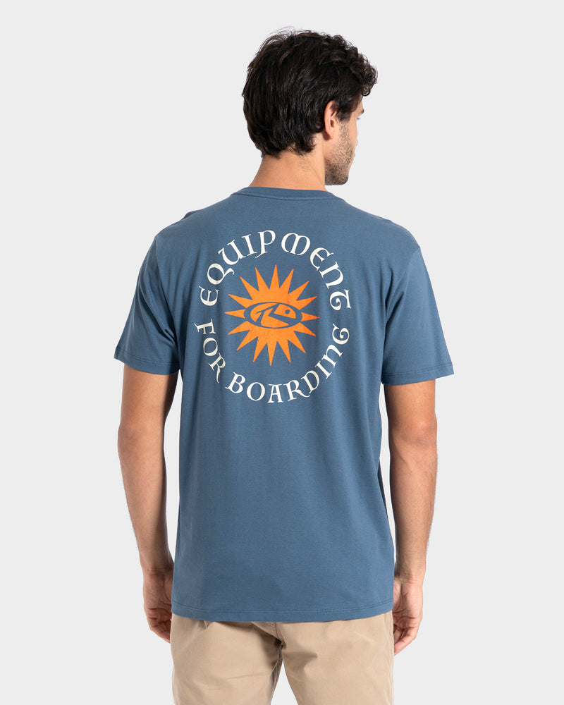 Camiseta Manga Curta Azul Rusty Purity