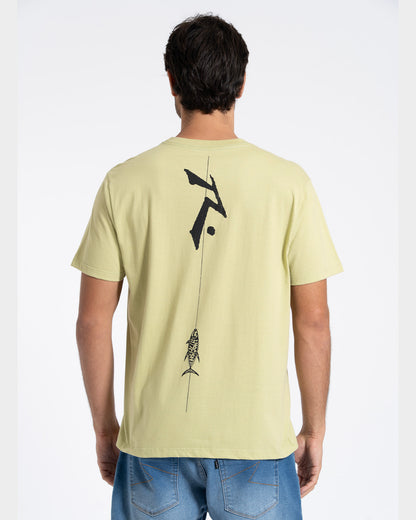 Camiseta Manga Curta Verde Claro Rusty 419Fish