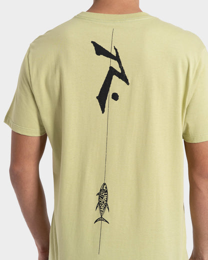 Camiseta Manga Curta Verde Claro Rusty 419Fish