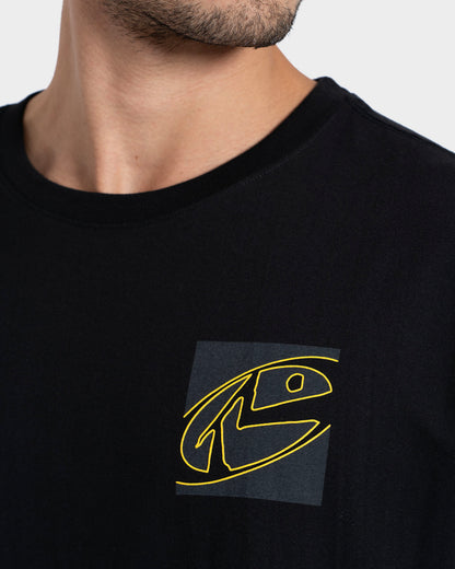 Camiseta Manga Curta Preta Rusty Max