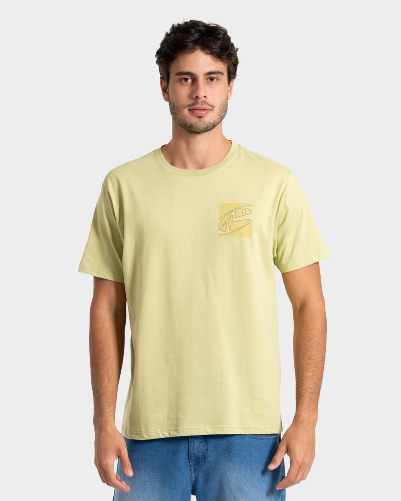 Camiseta Manga Curta Verde Claro Rusty Max