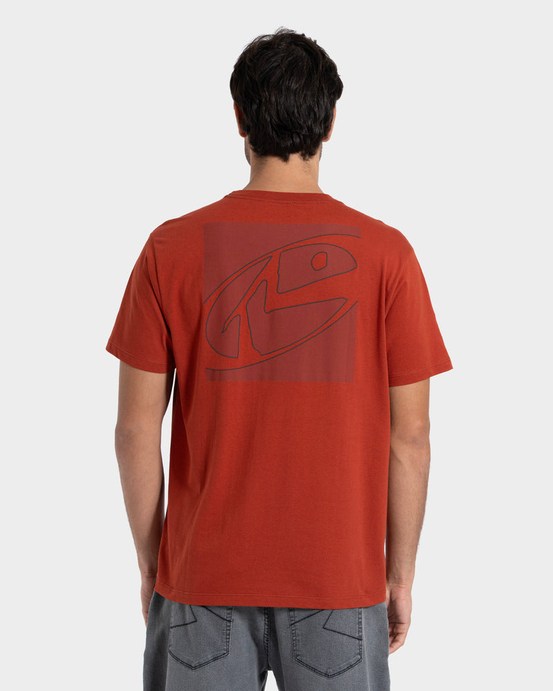 Camiseta Manga Curta Vermelha Rusty Max