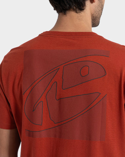 Camiseta Manga Curta Vermelha Rusty Max