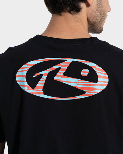 Camiseta Manga Curta Preta Rusty Shaky