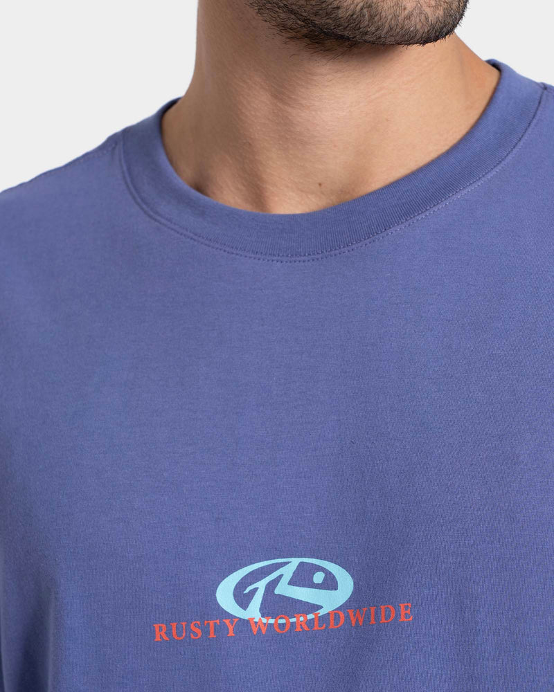Camiseta Manga Curta Roxo Rusty Shaky