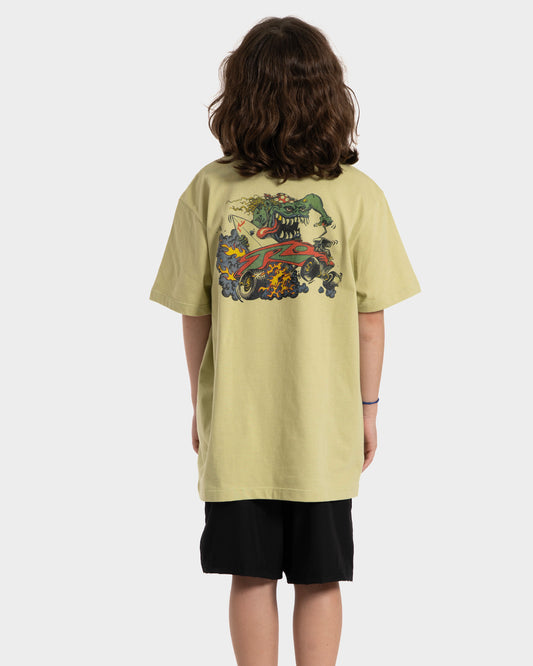 Camiseta Manga Curta Verde Rusty Comics Juvenil