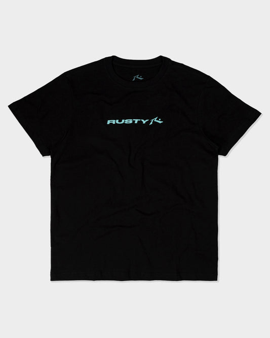 Camiseta Manga Curta Preta Rusty Stick Juvenil