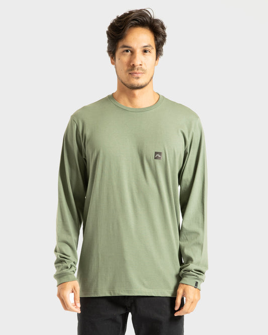 Camiseta Manga Longa Rusty Essential Verde