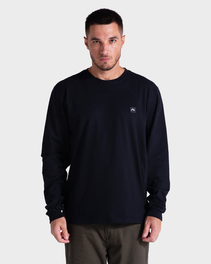 Camiseta Manga Longa Rusty Essential Preto