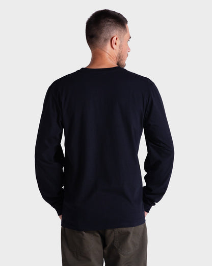 Camiseta Manga Longa Rusty Essential Preto