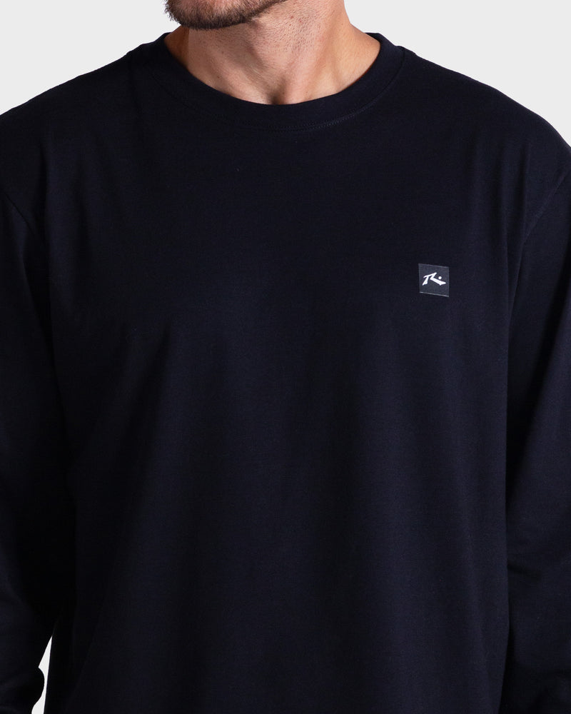 Camiseta Manga Longa Rusty Essential Preto