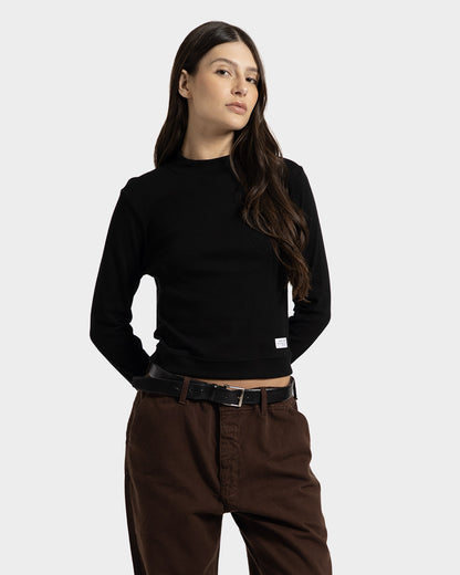 Camiseta Manga Longa Rusty Tone to Tone Feminina Preta