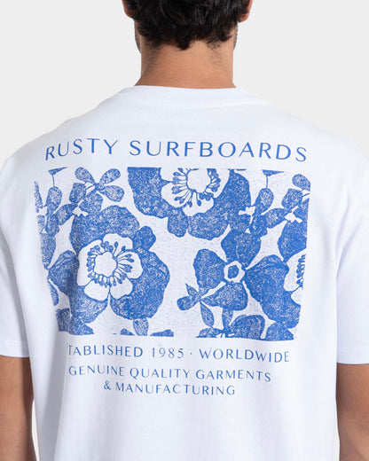 Camiseta Especial Manga Curta Branca Rusty Lace