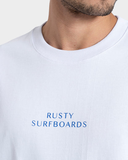 Camiseta Especial Manga Curta Branca Rusty Lace
