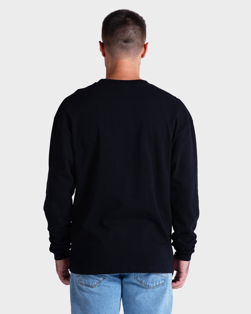 Camiseta Manga Longa Rusty V8 Preto